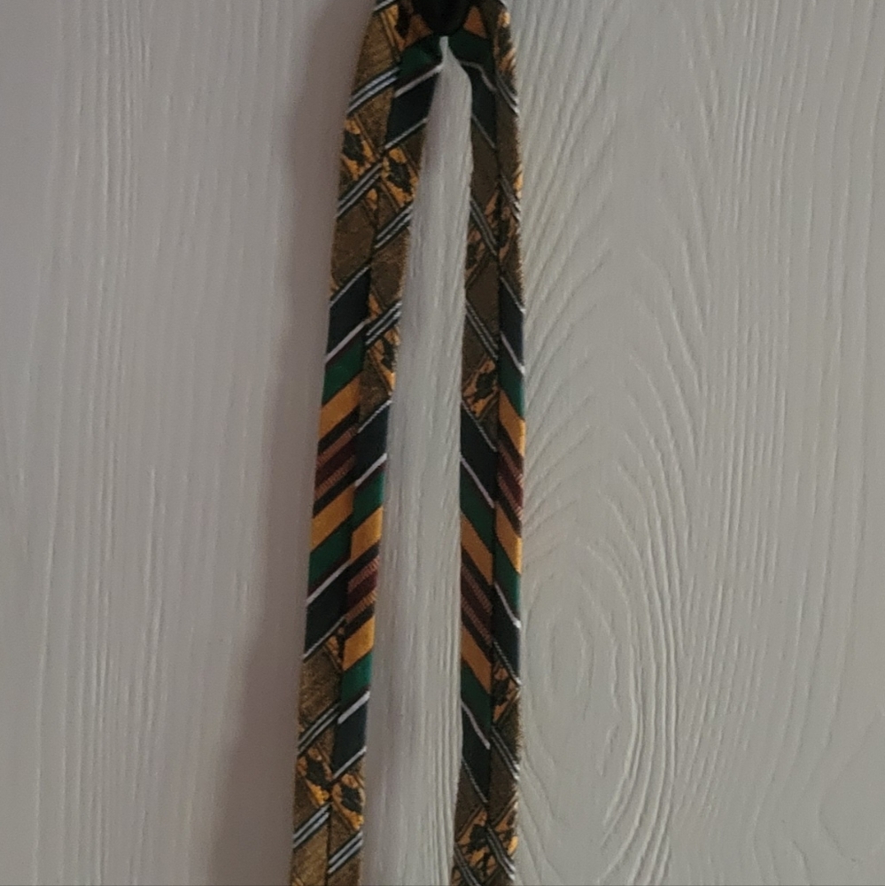 Pelican Suspenders Colorful Stripes Black & Gold Trim - Picture 3 of 10